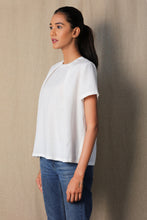 Load image into Gallery viewer, White pleated top