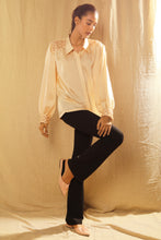 Load image into Gallery viewer, Champagne gold scallop shirt