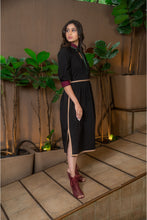 Load image into Gallery viewer, Calf length gathered dress