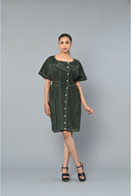 Load image into Gallery viewer, Boat neck short dress