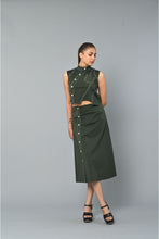 Load image into Gallery viewer, Asymmetrical top with skirt